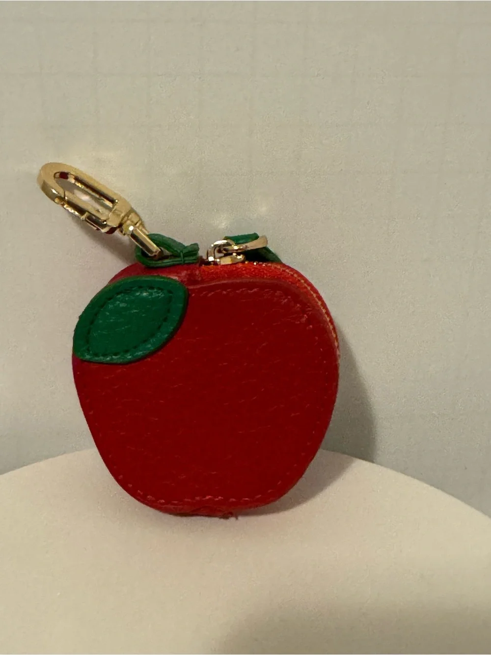 Apple Shaped Mini PU Leather Coin Purse